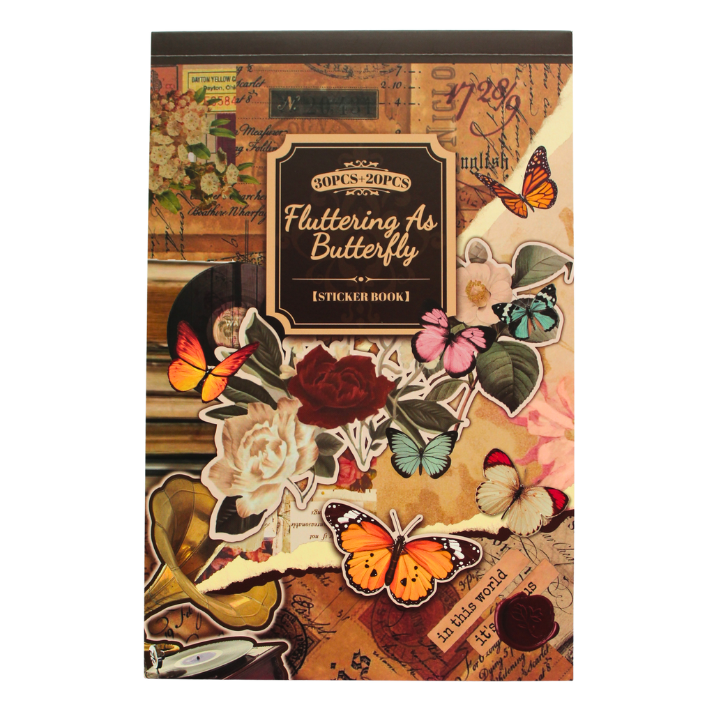 Block Stickers Mariposas