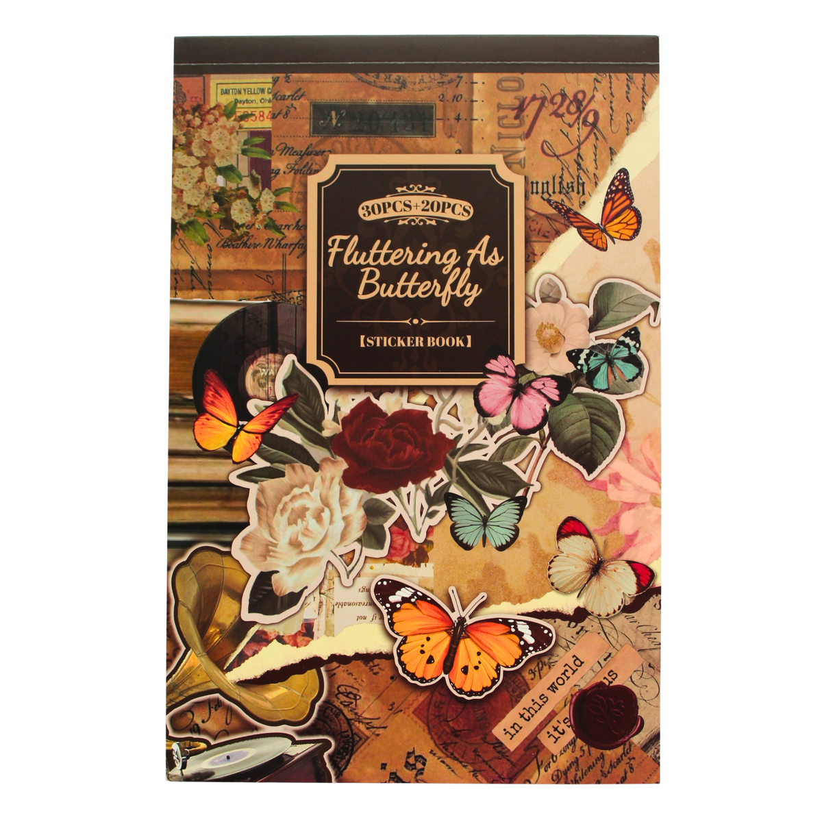 Block Stickers Mariposas