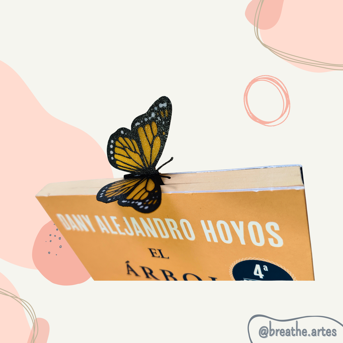 Separador de libros - Mariposa