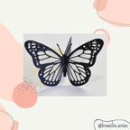 Separador de libros - Mariposa