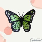 Separador de libros - Mariposa