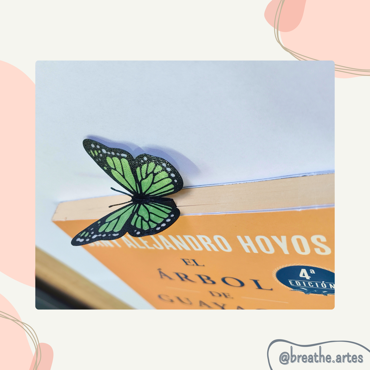 Separador de libros - Mariposa
