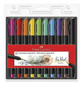 Plumones Punta Pincel Faber-Castell Super Soft X 10